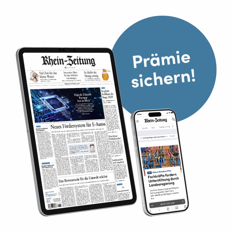 E-Paper Prämien-Abos: Tablet (E-Paper Rhein-Zeitung), Handy (Rhein-Zeitung.de) und Störer: Prämie sichern!