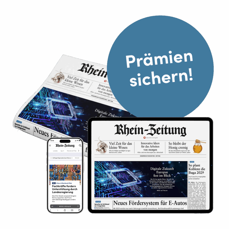 RZ-Komplett Prämien-Abos: Gedruckte Rhein-Zeitung, Tablet (E-Paper Rhein-Zeitung) und Störer: Prämie sichern!