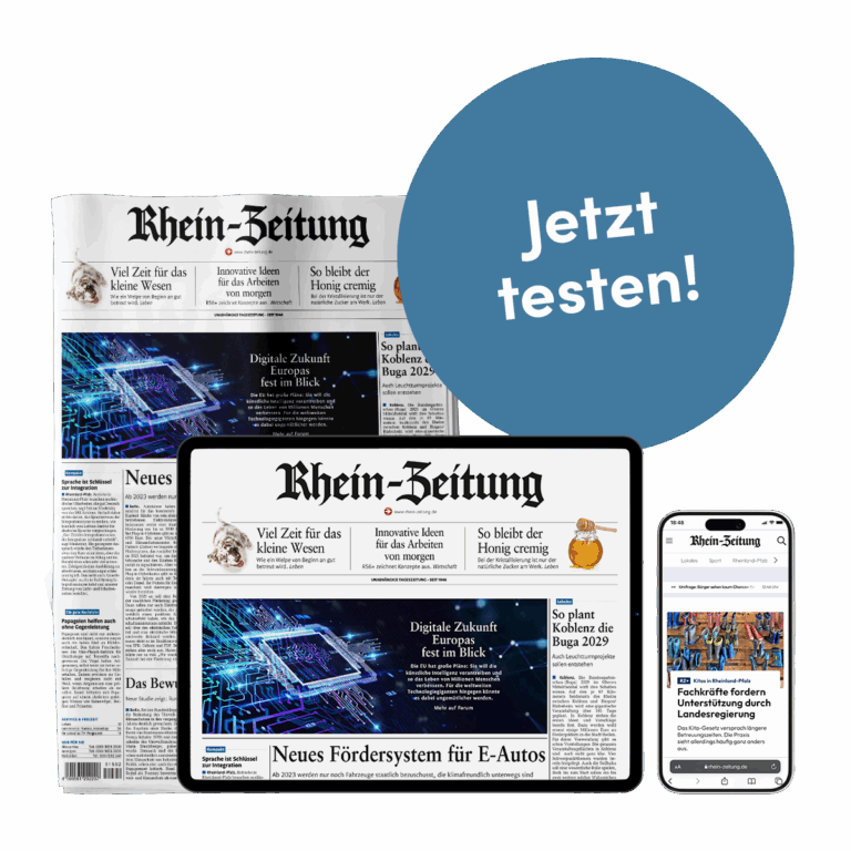 RZ-Komplett Probe-Abos: Gedruckte Rhein-Zeitung, Tablet (E-Paper Rhein-Zeitung) und Störer: Jetzt testen!
