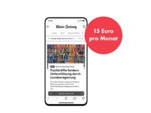 RZ+ Aktion Azubi: Handy (rhein-zeitung.de) und Störer: 15 Euro pro Monat!